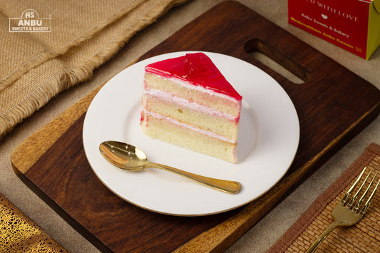 Strawberry Cake Slice